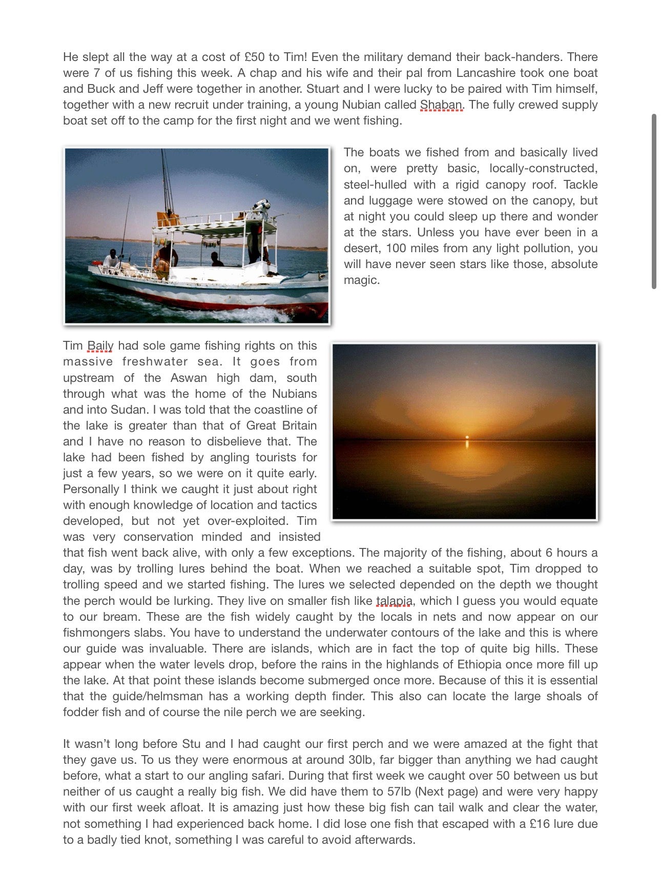 Free read! Nile Perch Trip by Bob Brookes