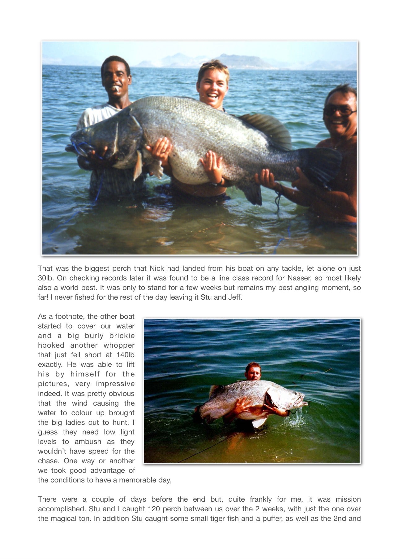 Free read! Nile Perch Trip by Bob Brookes